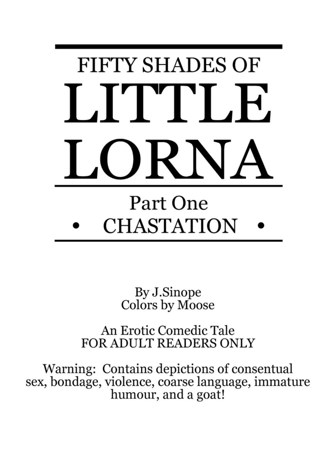 Adventures of Little Lorna  - 7 . Chastation - english page 3 full