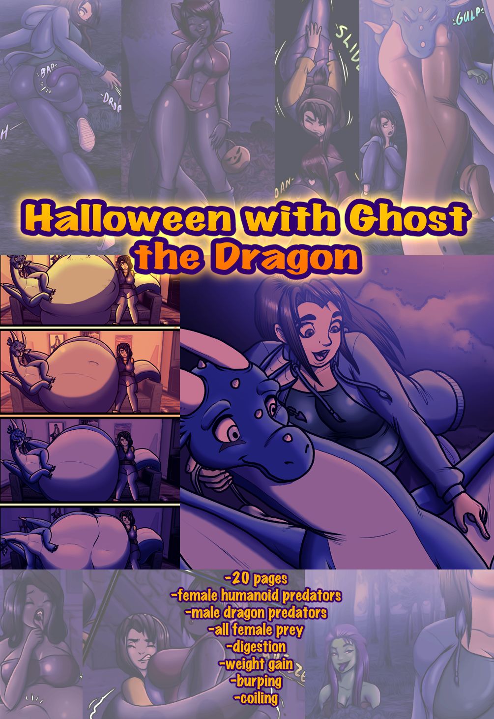 Halloween with Ghost the Dragon page 1 full