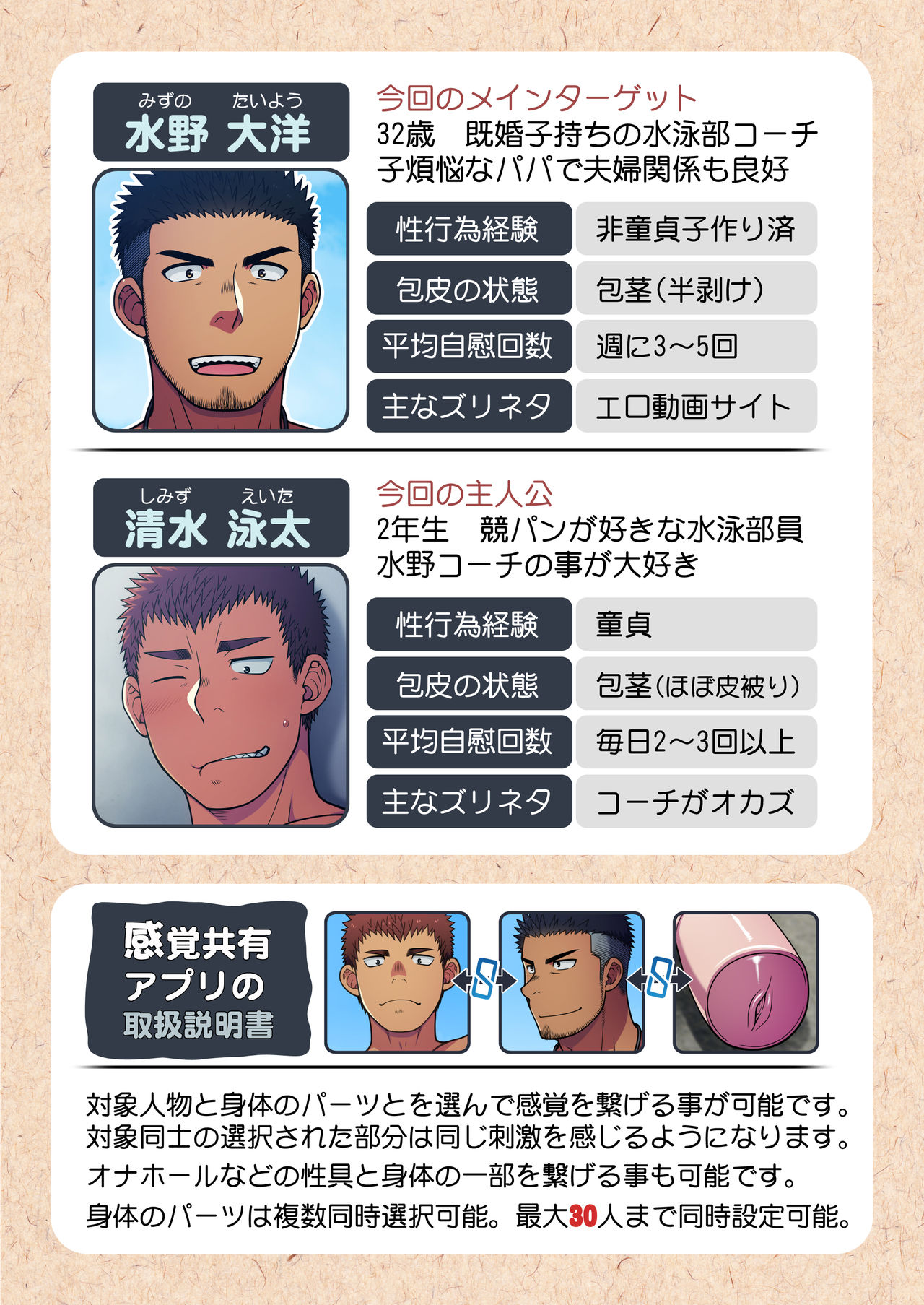 Seikan Link ~Kankaku Kyouyuu Appli de Suieibu no Coach to Ore no na Bubun o Tsunaide Shigeki Shite Mita. page 5 full