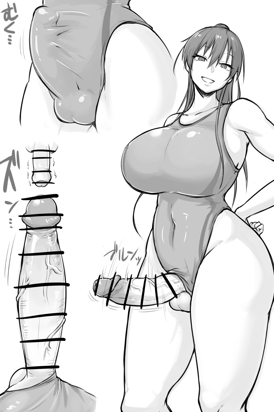 cool kei futanari senpai to chinko kurabe 1&amp;2 page 3 full