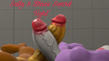 Sally and Blaze Sword Fight cover