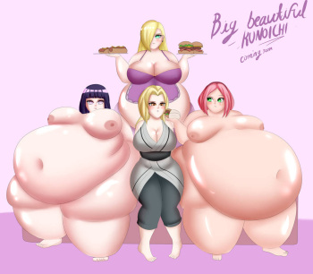 Sakura and Hinata weight gain cover