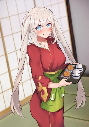 旅館バイト中にセクハラを受けてしまうマリーちゃん cover