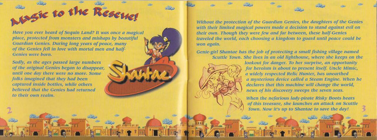 Shantae Manual + Official Art page 3 full