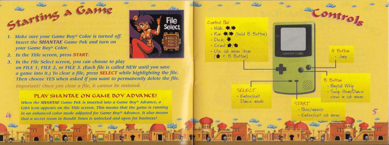 Shantae Manual + Official Art page 4 full