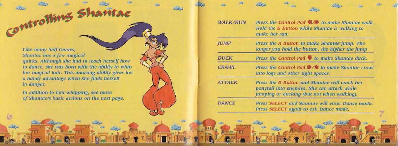 Shantae Manual + Official Art page 5 full