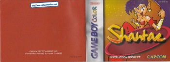 Shantae Manual + Official Art cover