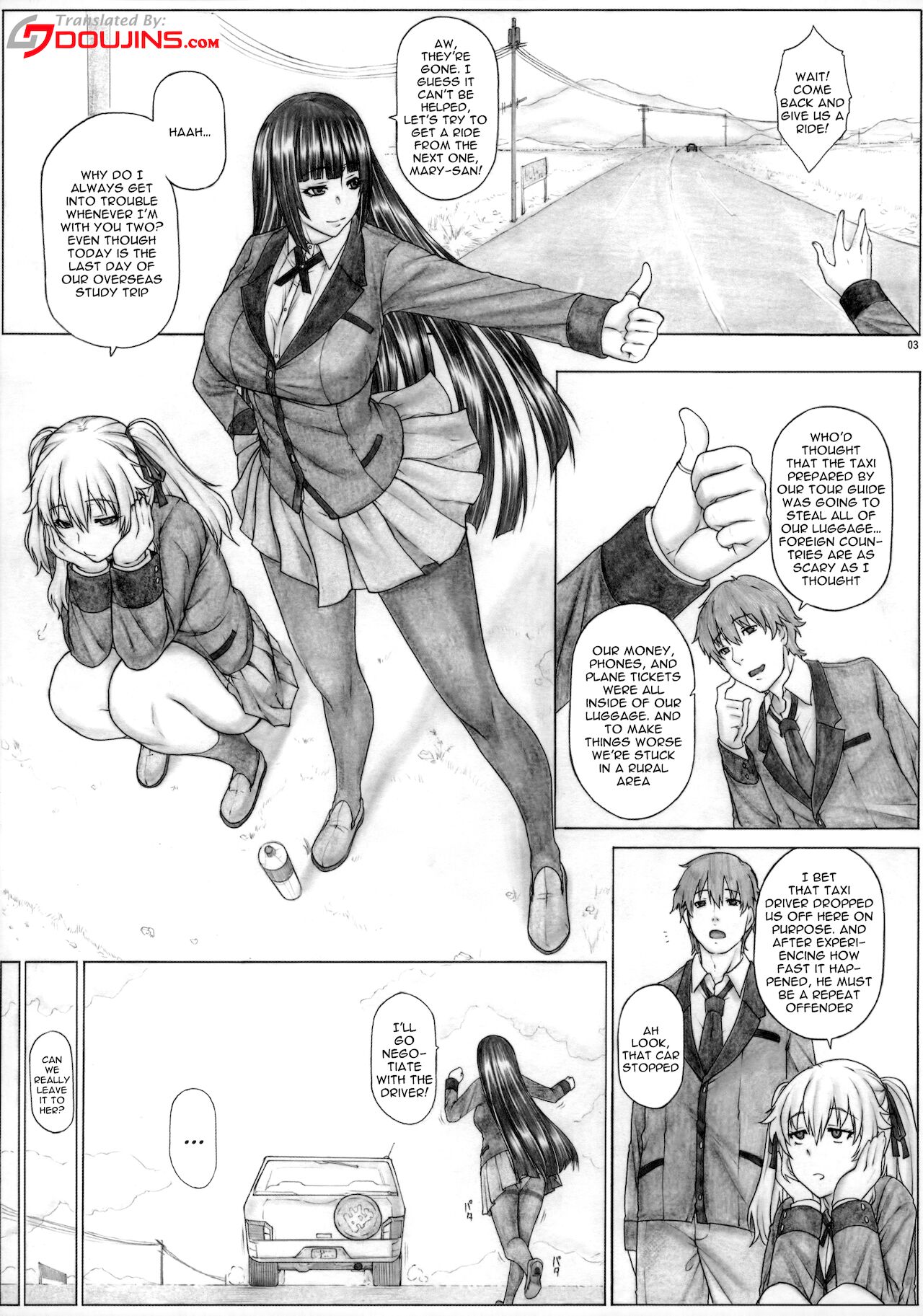 Angel's stroke 133 Hamegurui 4km Hitchhike Shinagara Set 〇 Sutaru Dai Race!! Shugakuryoko Ami page 4 full