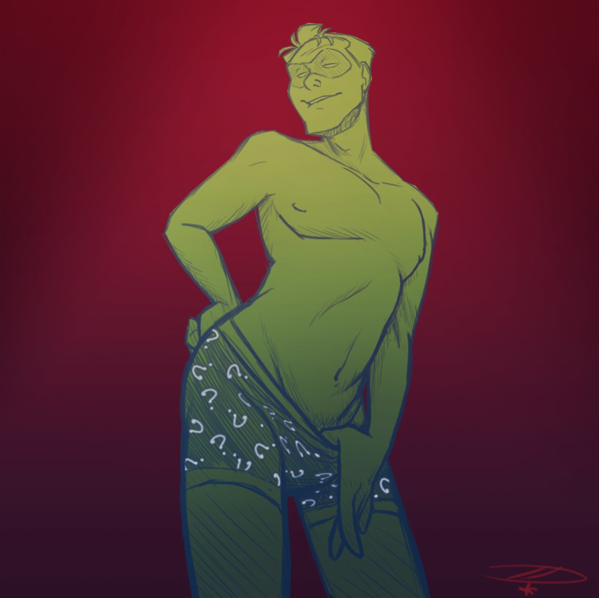 Nygma Strip Tease page 7 full