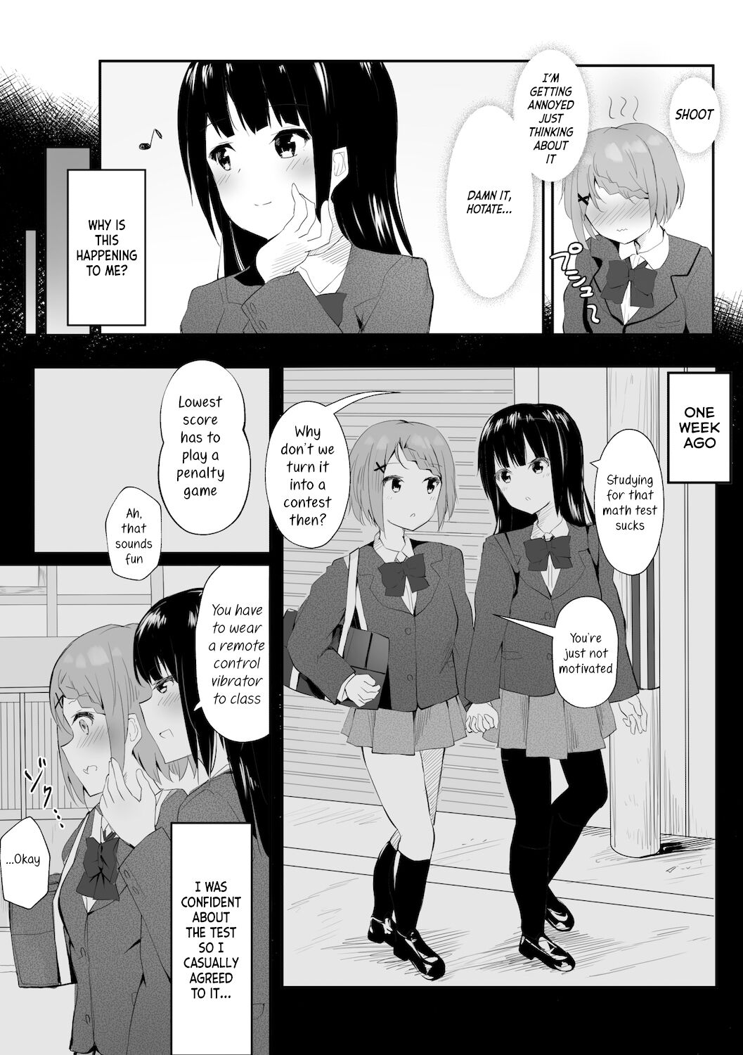 Jugyouchuu ni RemoCon Rotor Tsukerareta Okaeshi ni Kousoku Les Sex Suru Hanashi | A Story About Tied Up Lesbian Sex in Return for Vibrator Play in the Middle of Class page 3 full