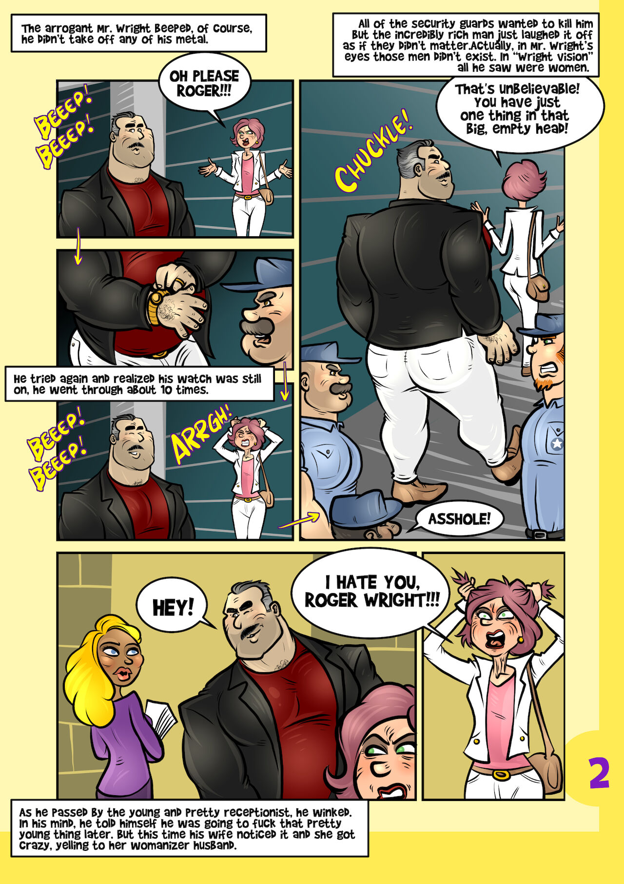 ORIGINS Wright's and side story  No Worries, Madam...I Can Take Care Of This! page 3 full