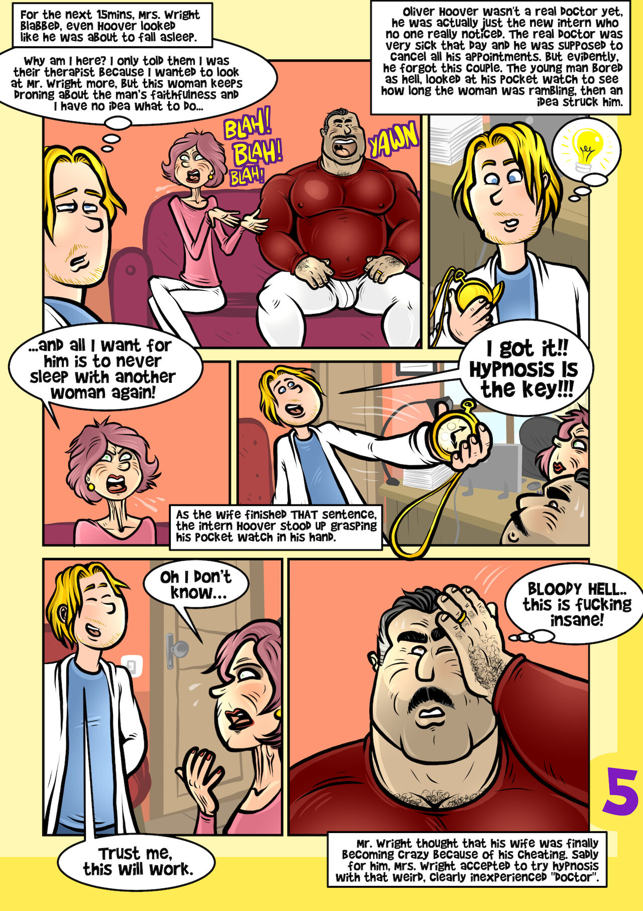 ORIGINS Wright's and side story  No Worries, Madam...I Can Take Care Of This! page 6 full