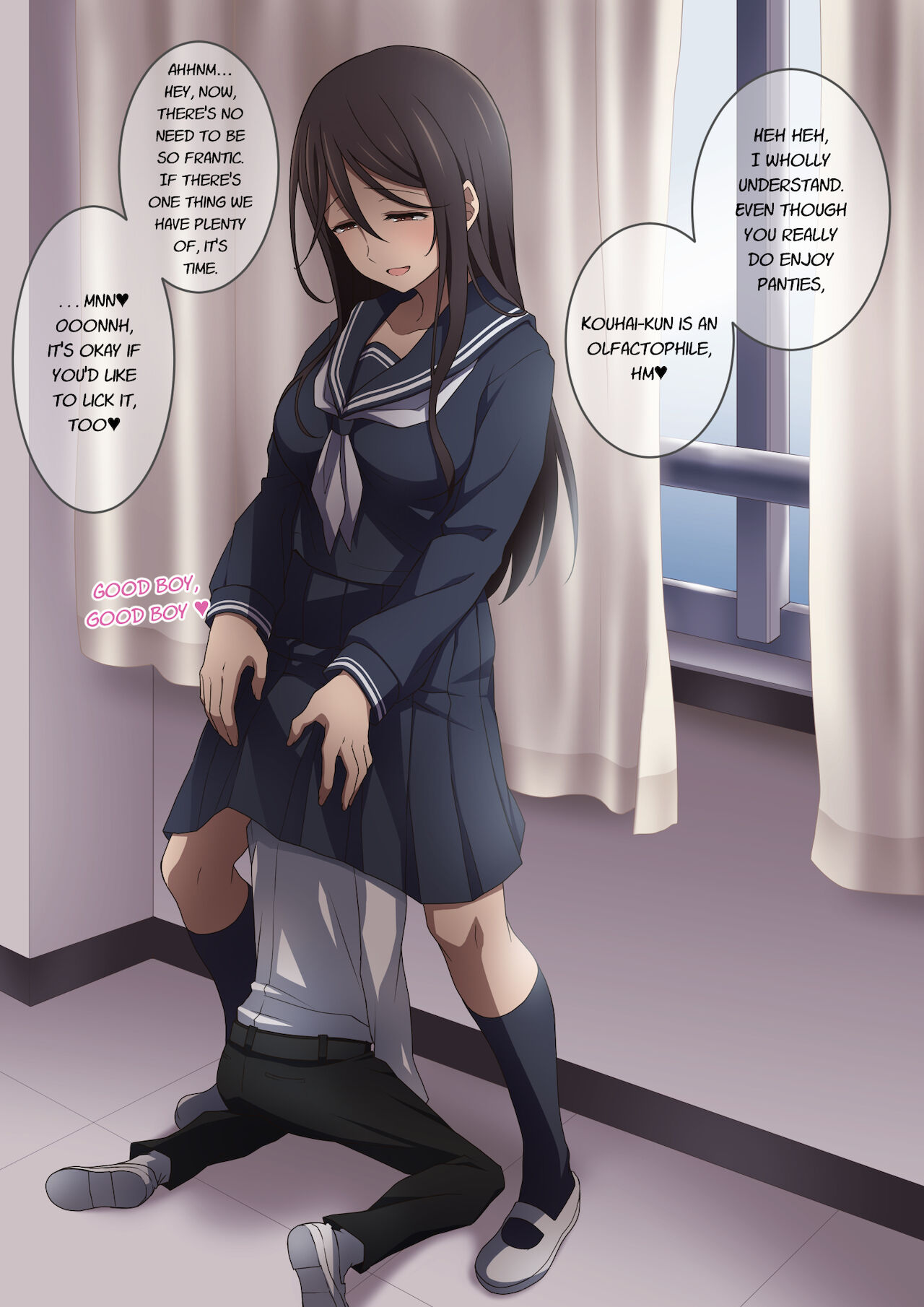 Senpai wa Itsumo Boku ni Onara o Kagasete Kureru page 5 full