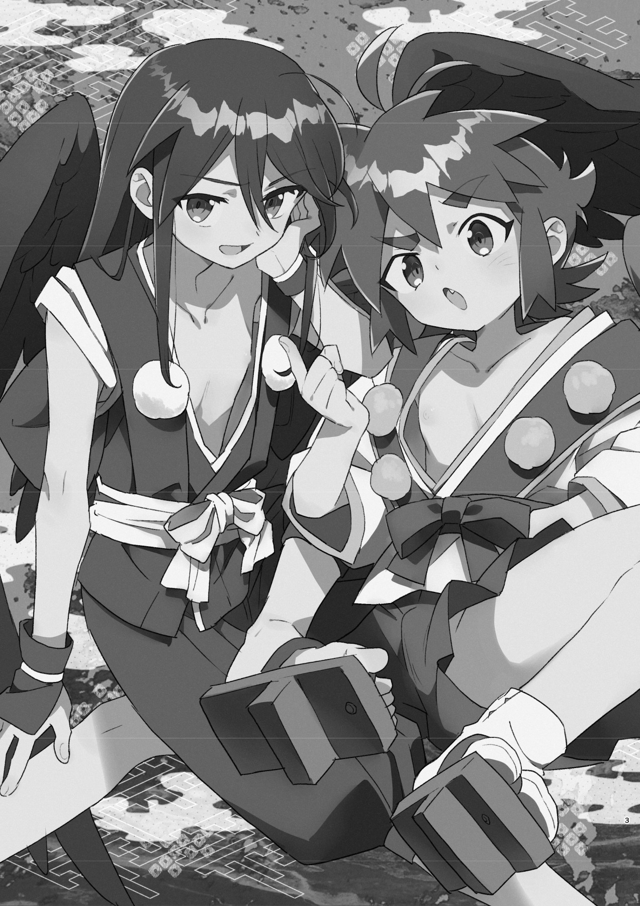 “Yōkai Hyakuki Caricature Book” Karasu tengu page 4 full