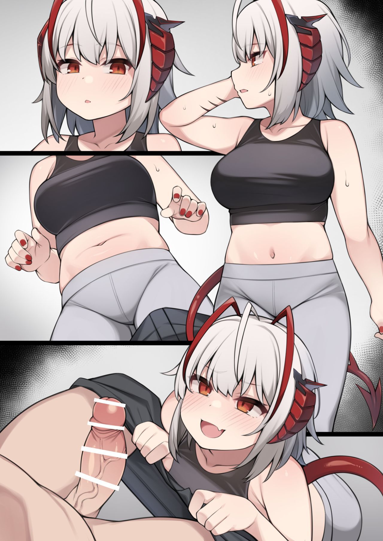 Yasashii W ni Gyaku Rape Sareru Mousou E | An Illustration Depicting the Fantasy of Being Reverse-Raped by a Kind W page 7 full