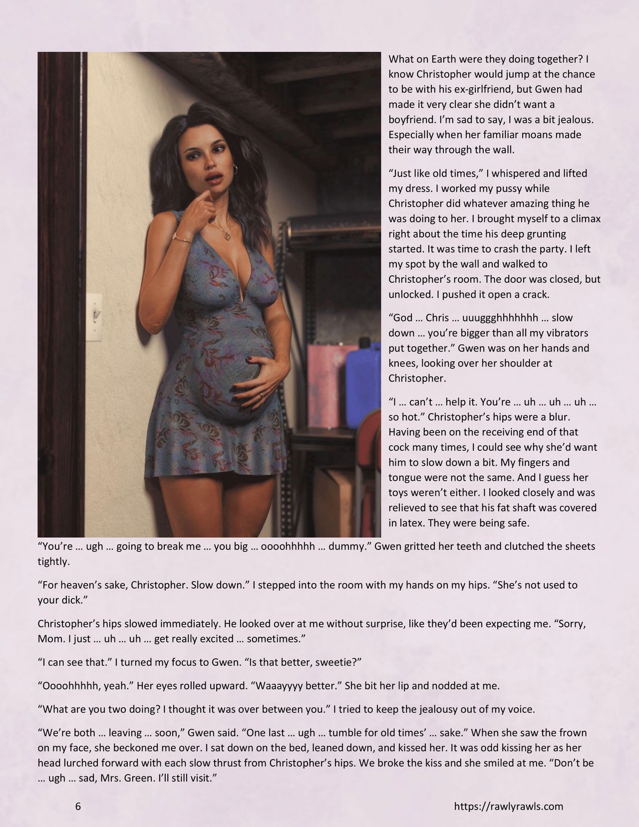Noises Through the Wall Chapter 10: Rawly Rawls Fiction page 6 full