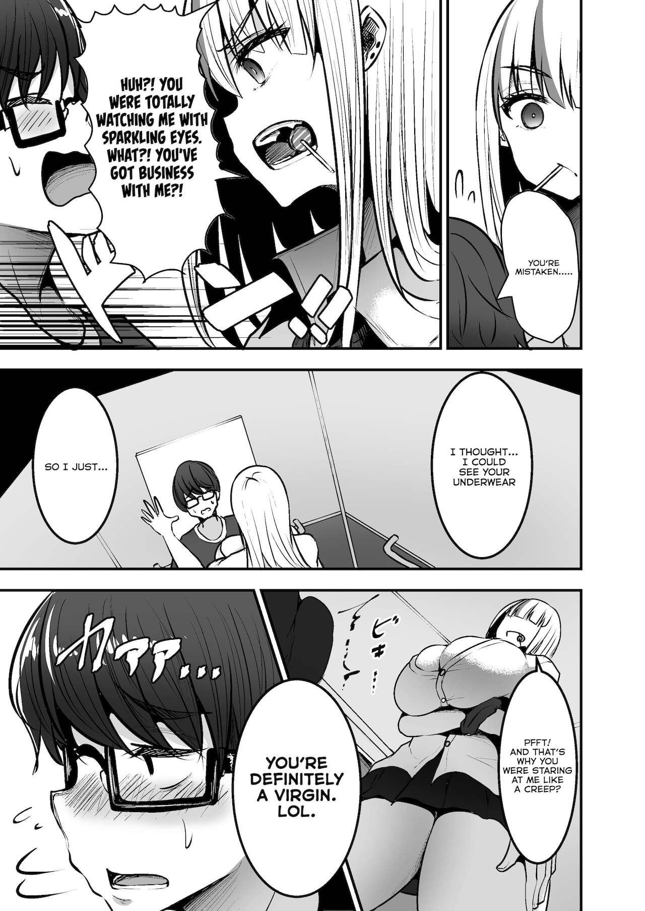 Toshokan de Benkyou Shiteitara Itsumo Kuru Gal JK ni... page 9 full