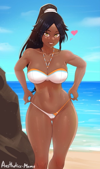 Beach Yoruichi cover