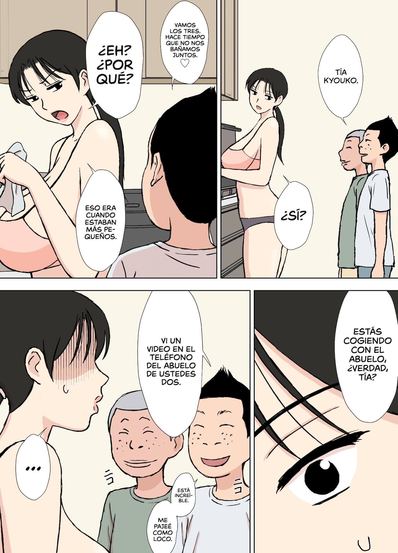Karamare Tsuma no Kyouko-san Dosukebe Oikko Kyoudai Hen | La esposa atrapada Kyouko Arco de los sobrinos page 6 full