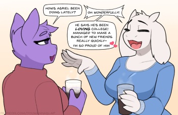 Asriel In College cover