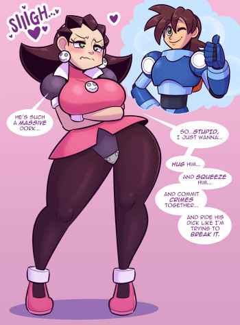 MegaMan and Tron Bonne cover