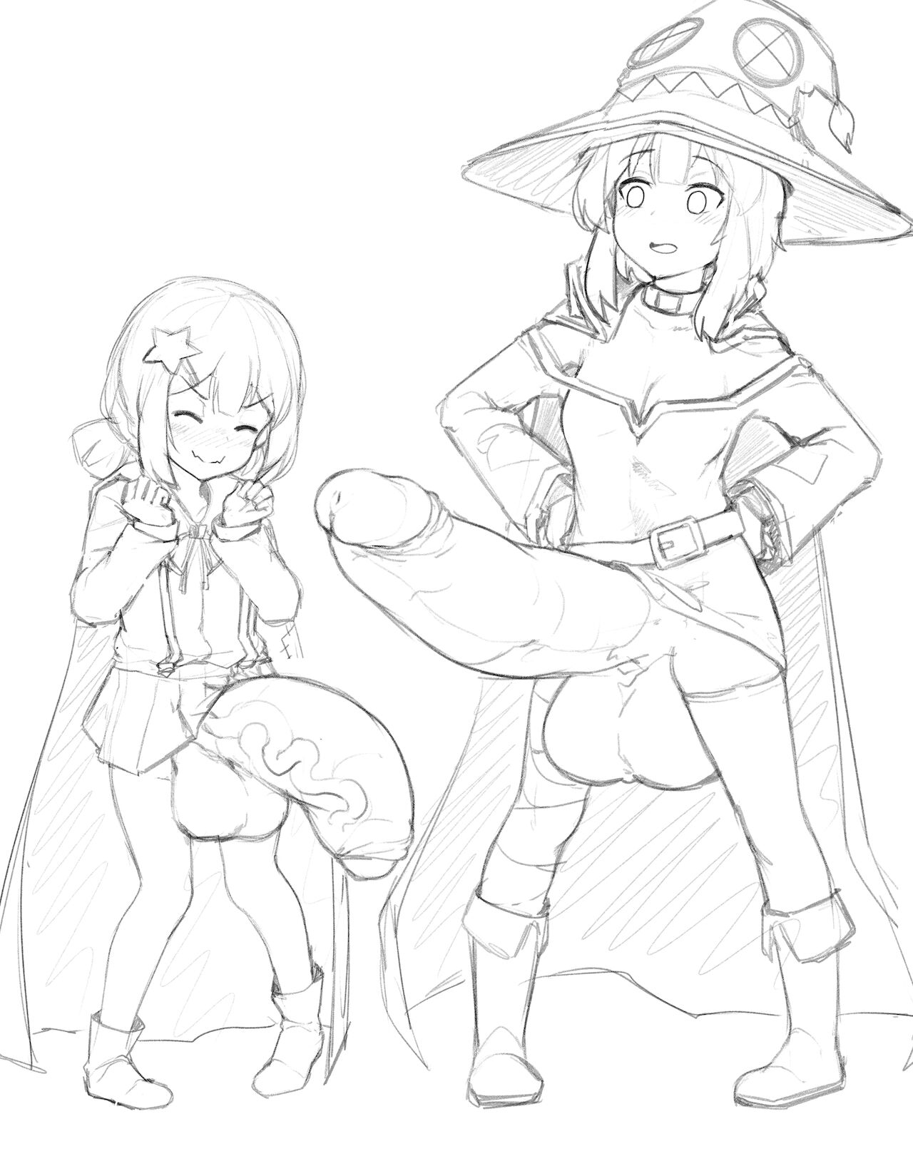 Futa Magumin X Futa Komekko Dick Size Comparison page 6 full