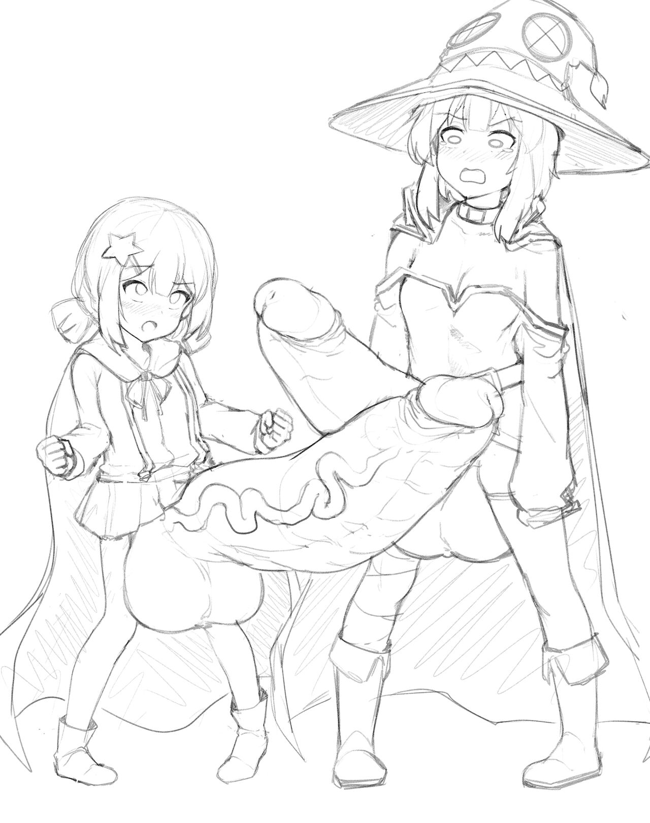 Futa Magumin X Futa Komekko Dick Size Comparison page 7 full