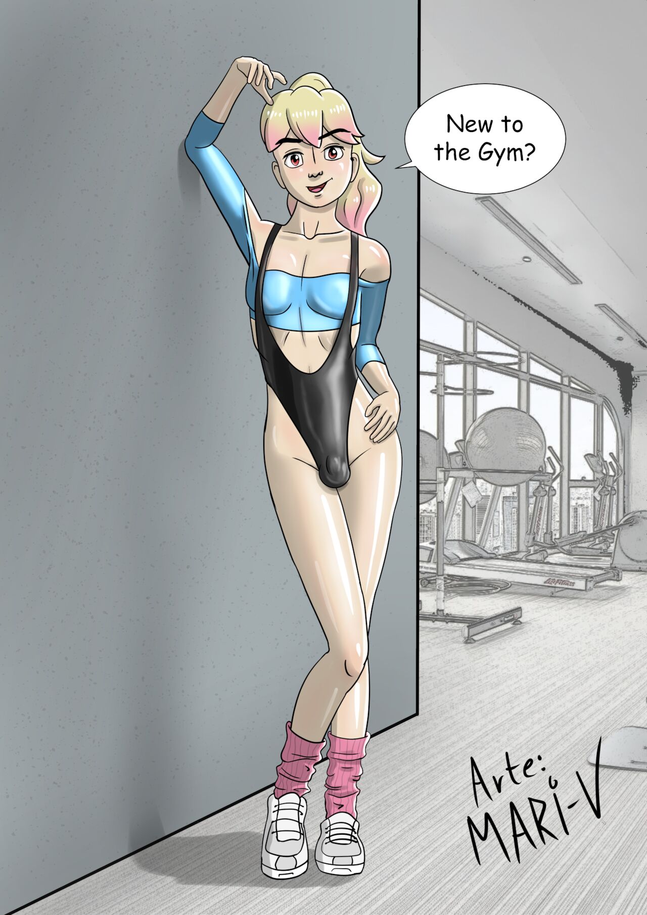 Jessy at the Gym page 1 full