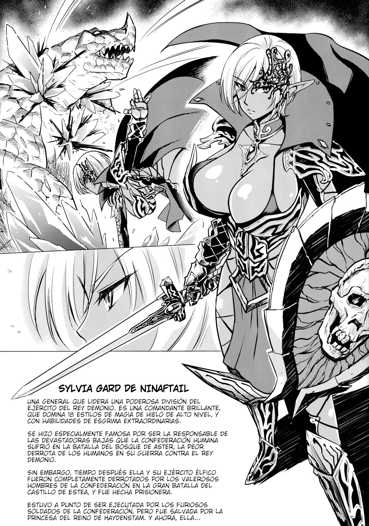 Futanari Dark Elf Sokuochi Buzama Acme | El orgasmo de la elfa oscura futanari caída en la degeneración page 4 full