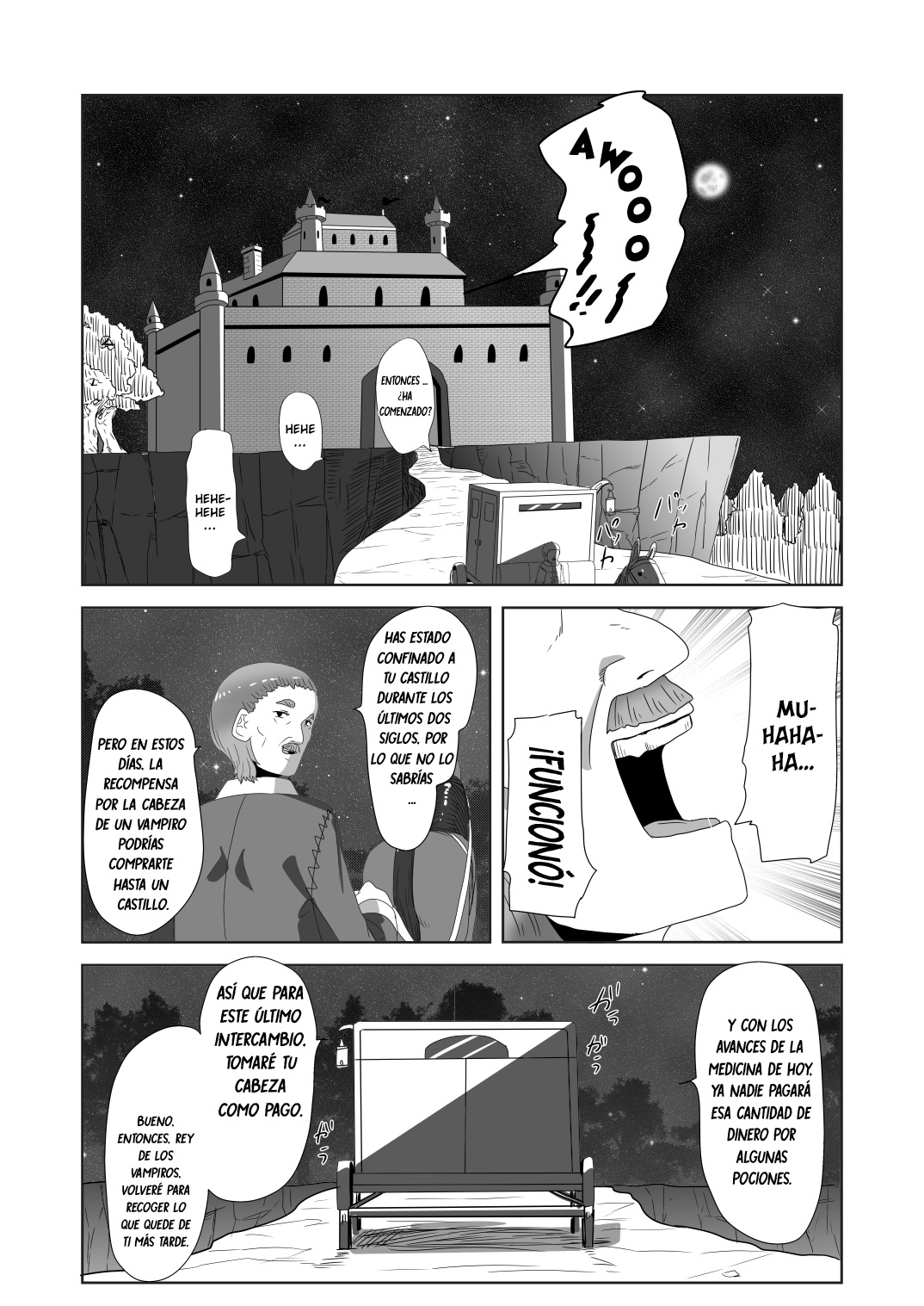 Shota Kyuuketsuki to Ikenie no Futanari Ookamihime Vampire Shota and Sacrificial Futanari She-Werewolf  ESP page 10 full
