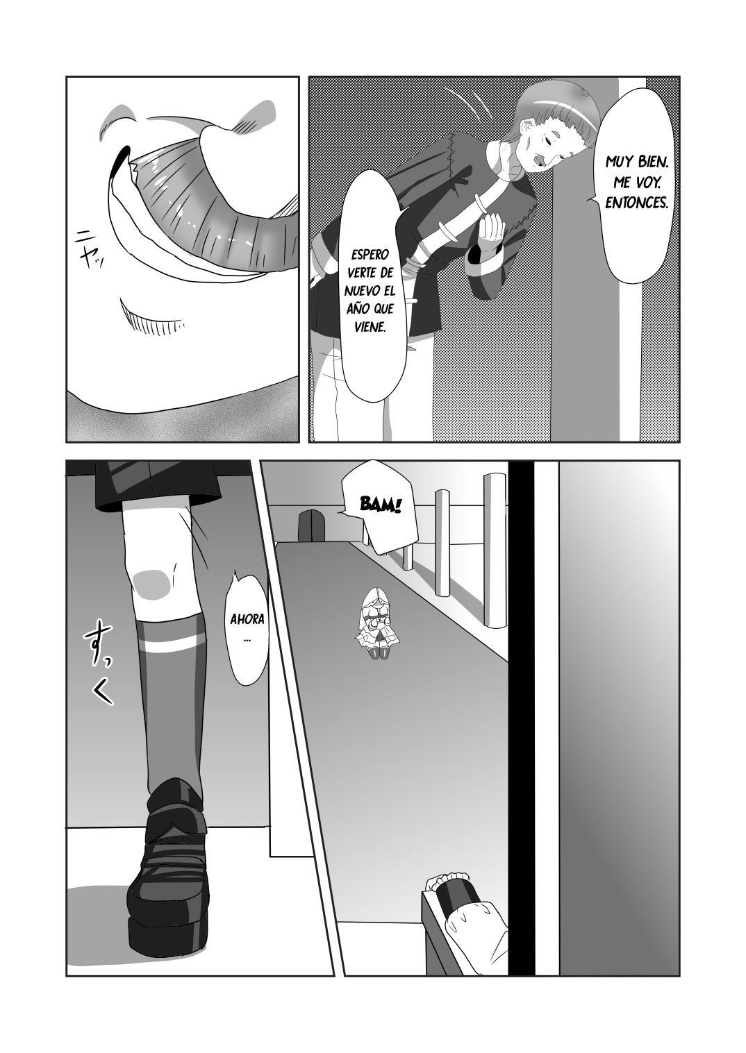 Shota Kyuuketsuki to Ikenie no Futanari Ookamihime Vampire Shota and Sacrificial Futanari She-Werewolf  ESP page 6 full