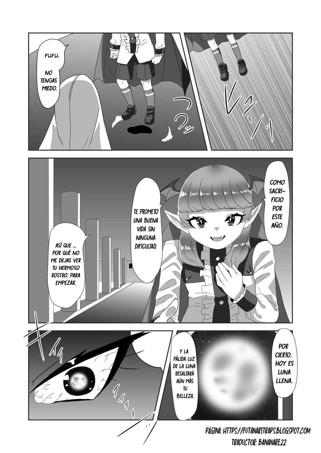 Shota Kyuuketsuki to Ikenie no Futanari Ookamihime Vampire Shota and Sacrificial Futanari She-Werewolf  ESP page 8 full