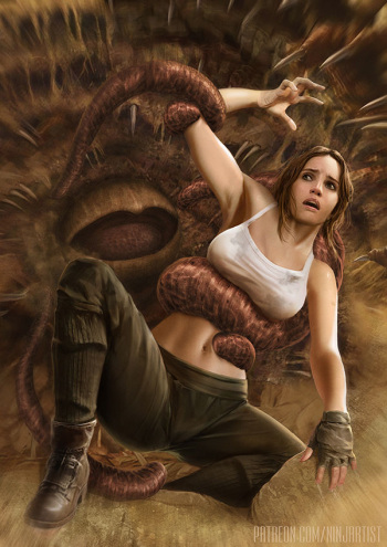 Jyn &amp; The Sarlacc cover