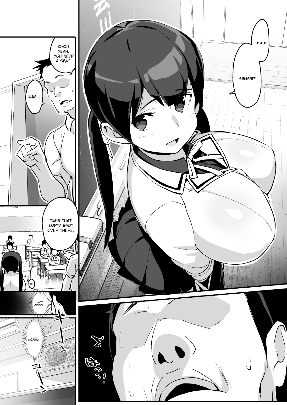 Muchimuchi Kyonyuu Tenkousei Kumokawa Suzuran | Voluptuous, Buxom Transfer Student Kumokawa Suzuran page 8 full