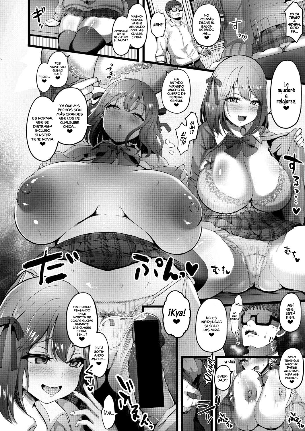 Kanojo ga Iru no de Jaaku na Teishinchou M Cup Amaama Ijiwaru Oshiego no Yuuwaku ni wa Makemasen page 8 full