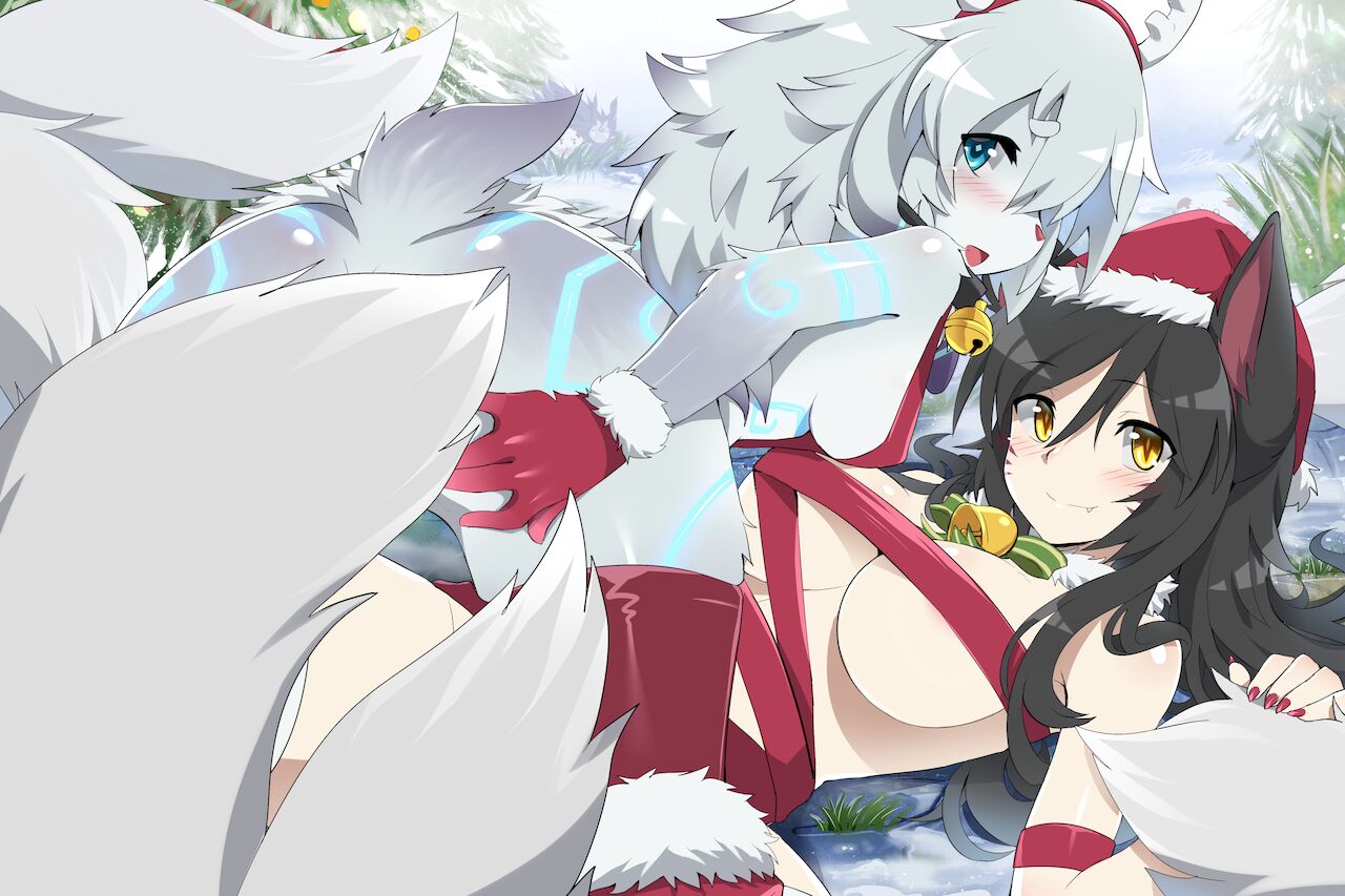 Kindred &amp; Ahri 2016 Xmas page 1 full