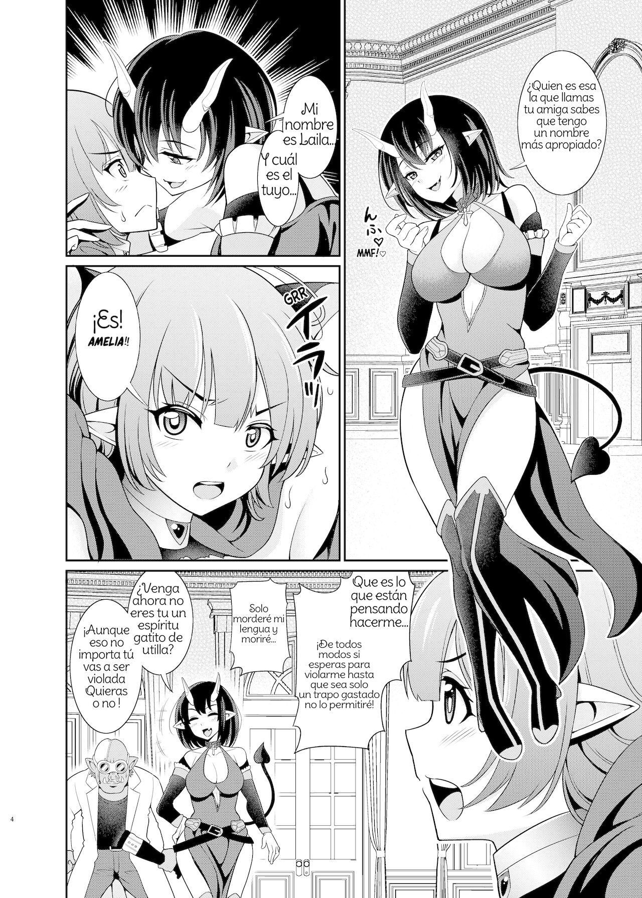 Futanari Elf no Tanetsuke Bokujou 1 | Futanari Elf Breeding Farm 1 Spanish page 4 full