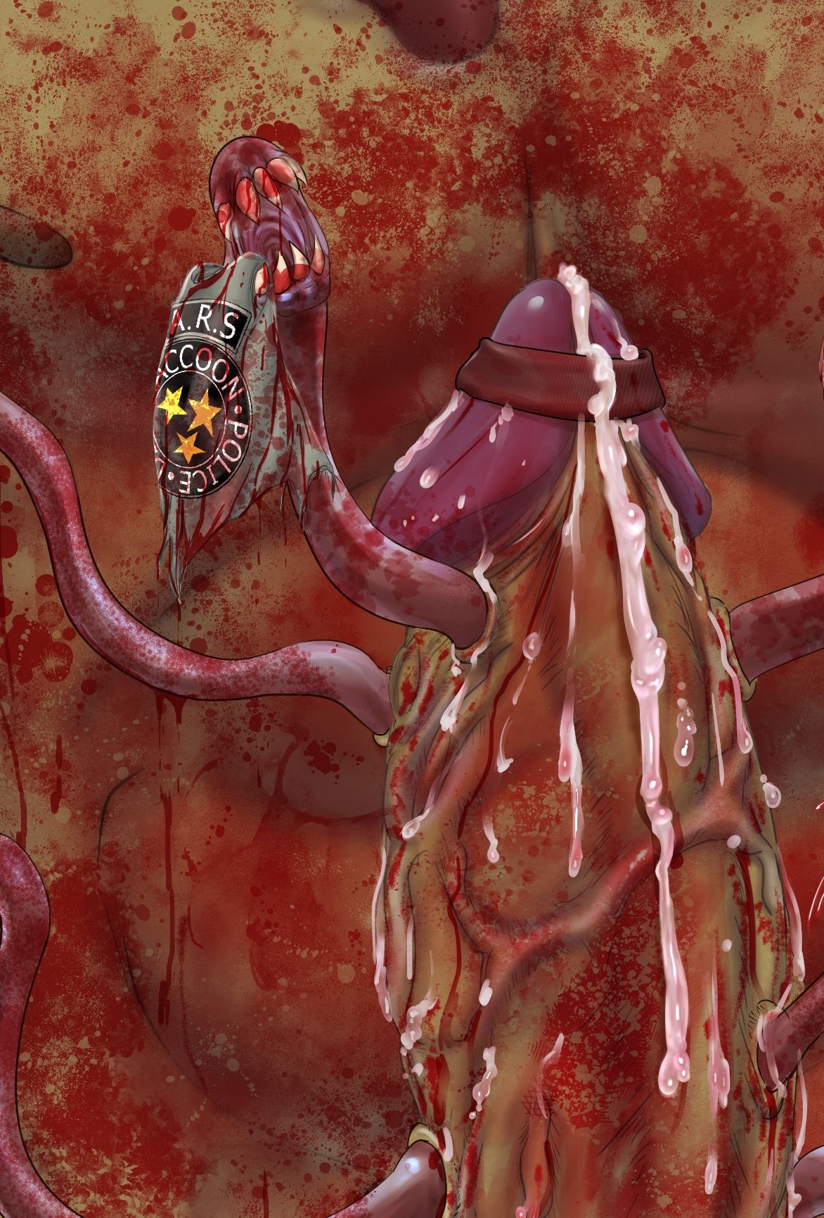 Nemesis Overjoy *teaser*  featuring Rebecca Chambers *GURO Warning* page 9 full