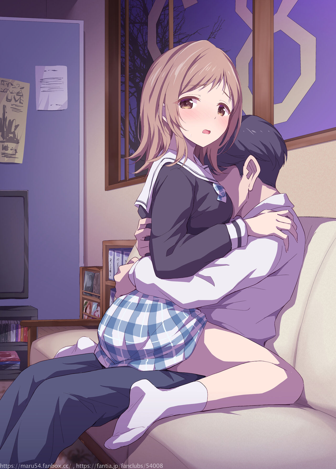 真乃とイチャラブ対面座位 page 9 full