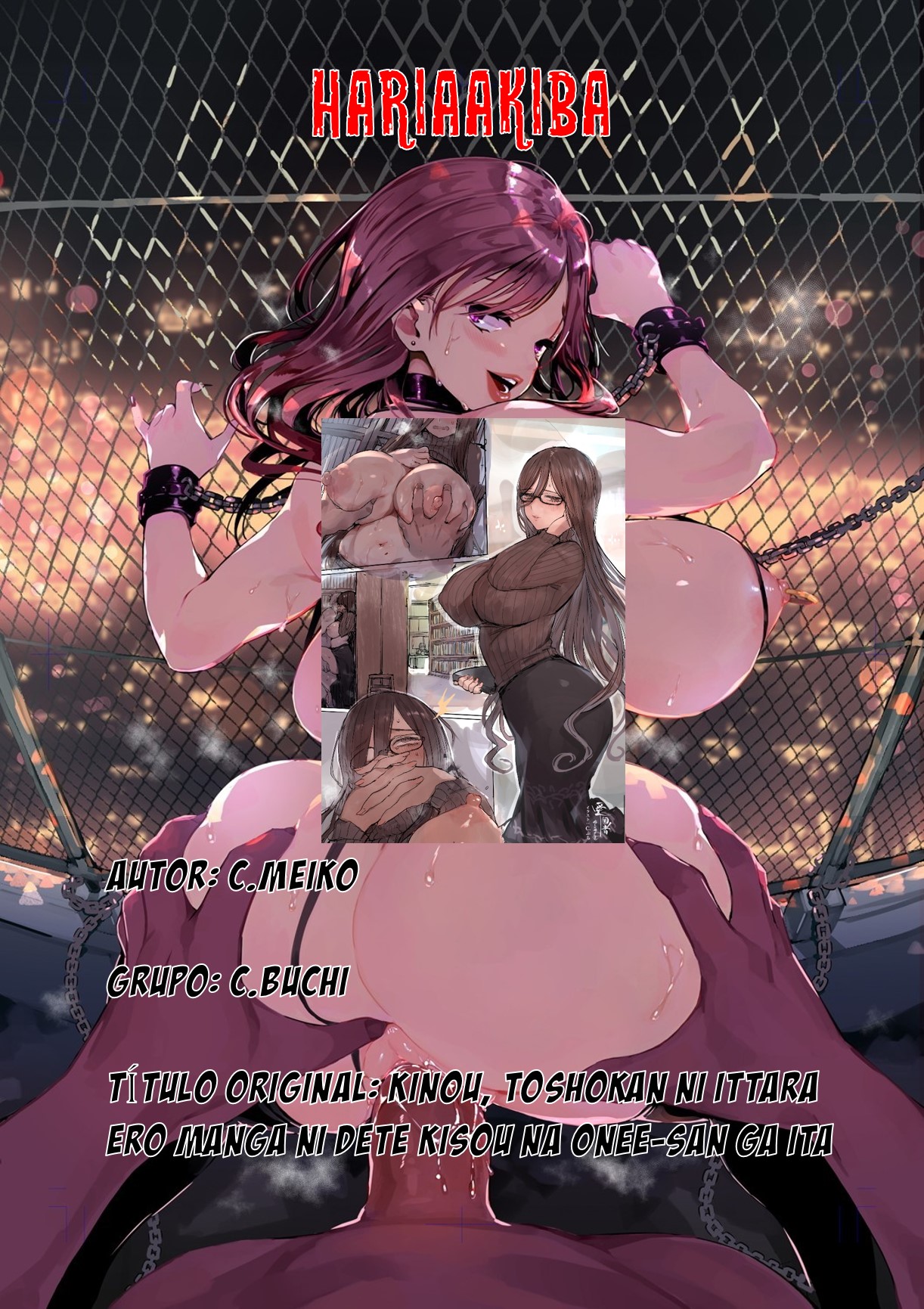 Kinou, Toshokan ni Ittara Ero Manga ni Dete kisou na Onee-san ga Ita | Ayer, conocí en la biblioteca a una Onee-san que parecía venir de un manga hentai page 6 full