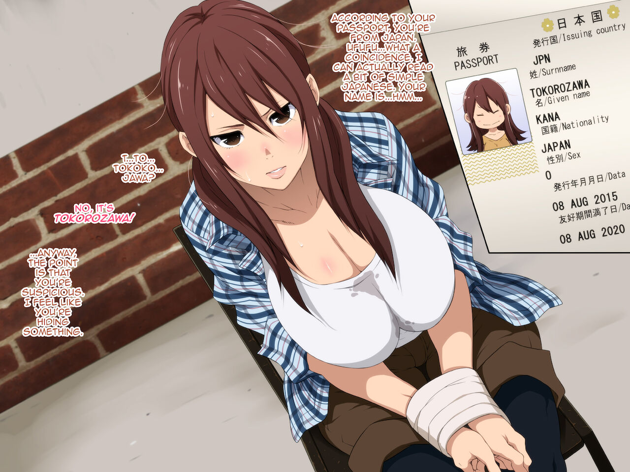 Oppai Chinko Backpacker Kaigai Hitoritabi! Kasshoku Chinko ni Ero Ero Sarechatta!! | Diary of a Backpacking College Futa!! page 8 full