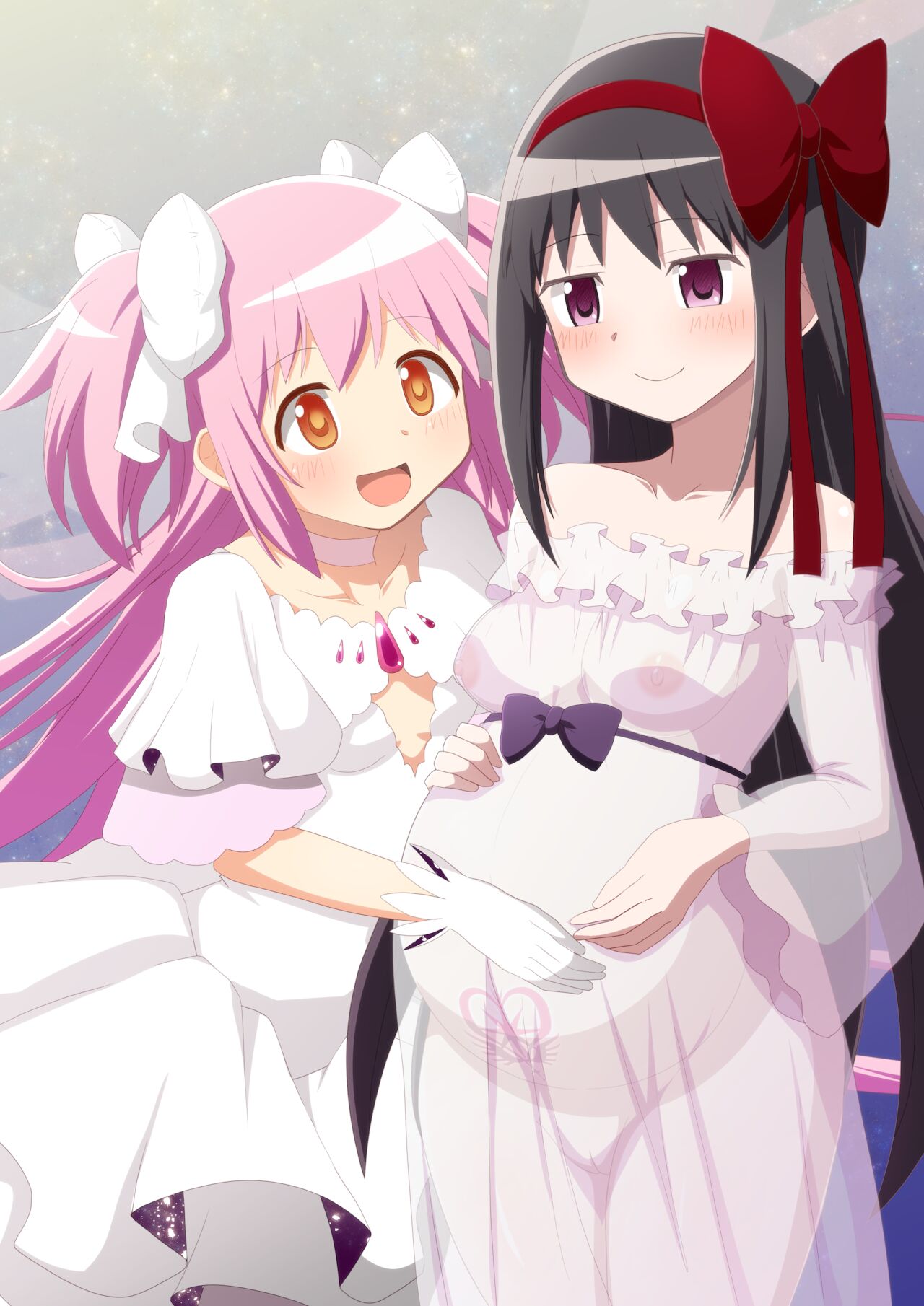 Devil Homura, impregnated by Mado-Kami. page 1 full