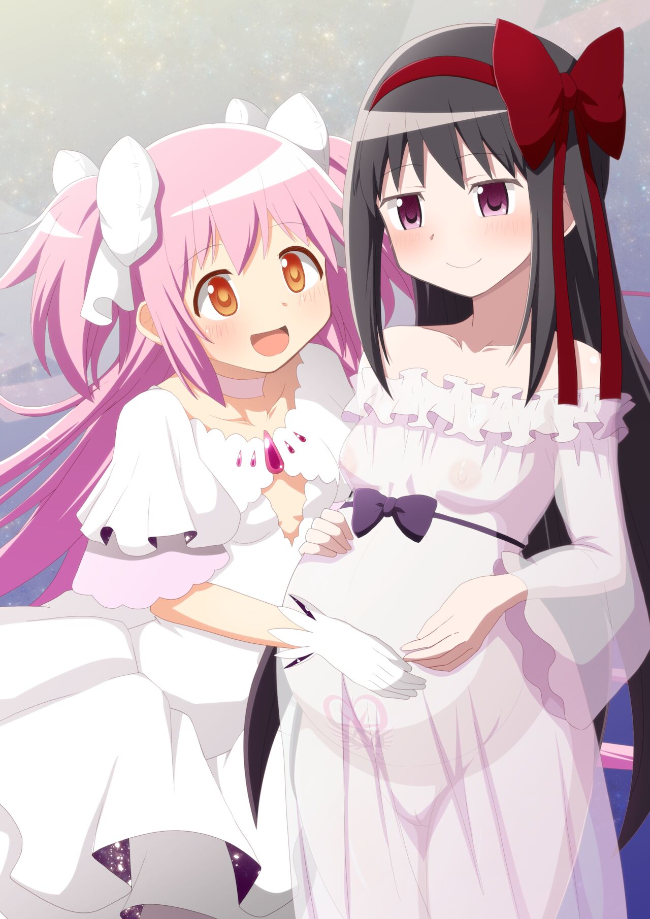 Devil Homura, impregnated by Mado-Kami. page 4 full