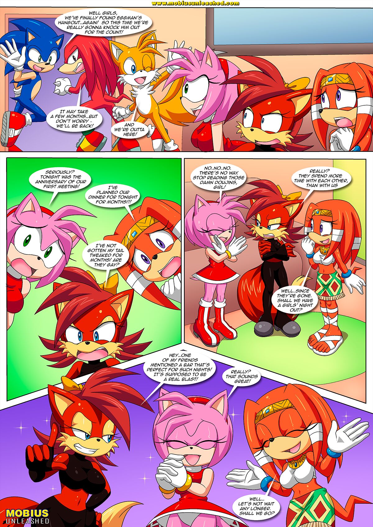 Sonically Sapphic Story page 2 full