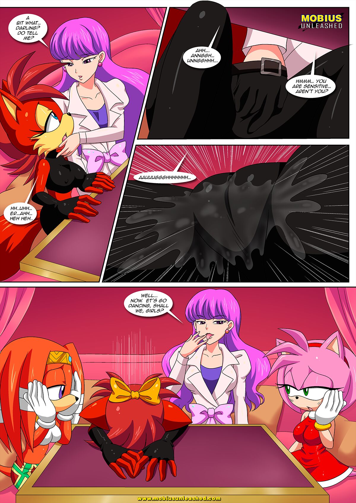 Sonically Sapphic Story page 6 full