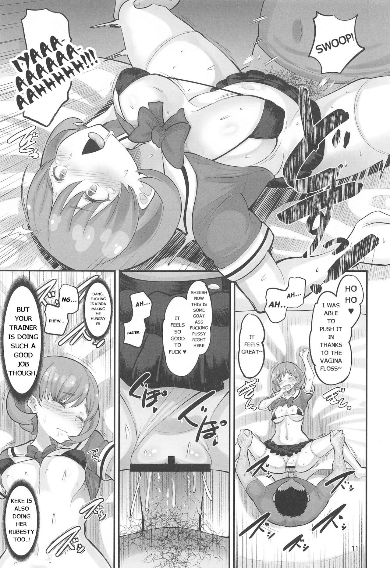 Keke Himitsu no Daitokkun!! | Tang Keke's Secret Special Training!! page 10 full