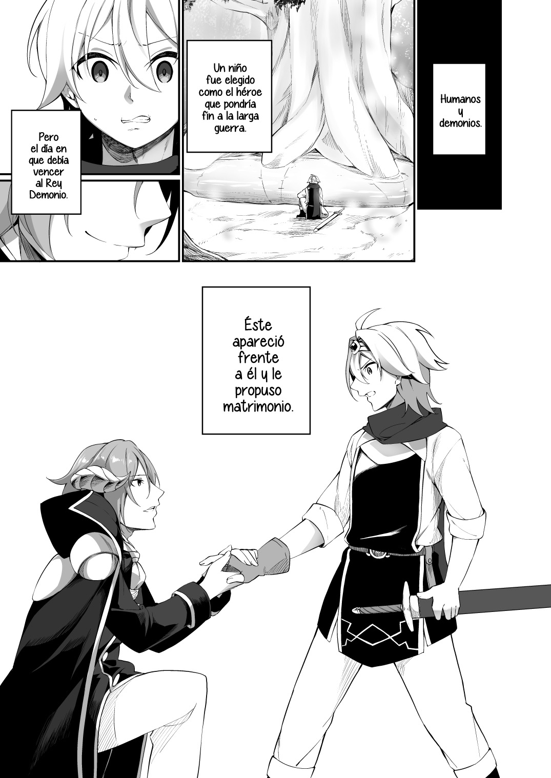 Fukushuu ni Moeru Yuusha-sama, TS shite Buji Maou-sama no Oyome-san ni Naru. page 4 full