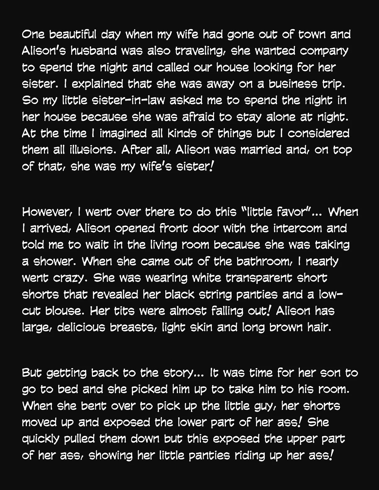 Animated Tales  - WILD TIMES WITH MY MARRIED SISTER-IN-LAW - novel - english page 2 full