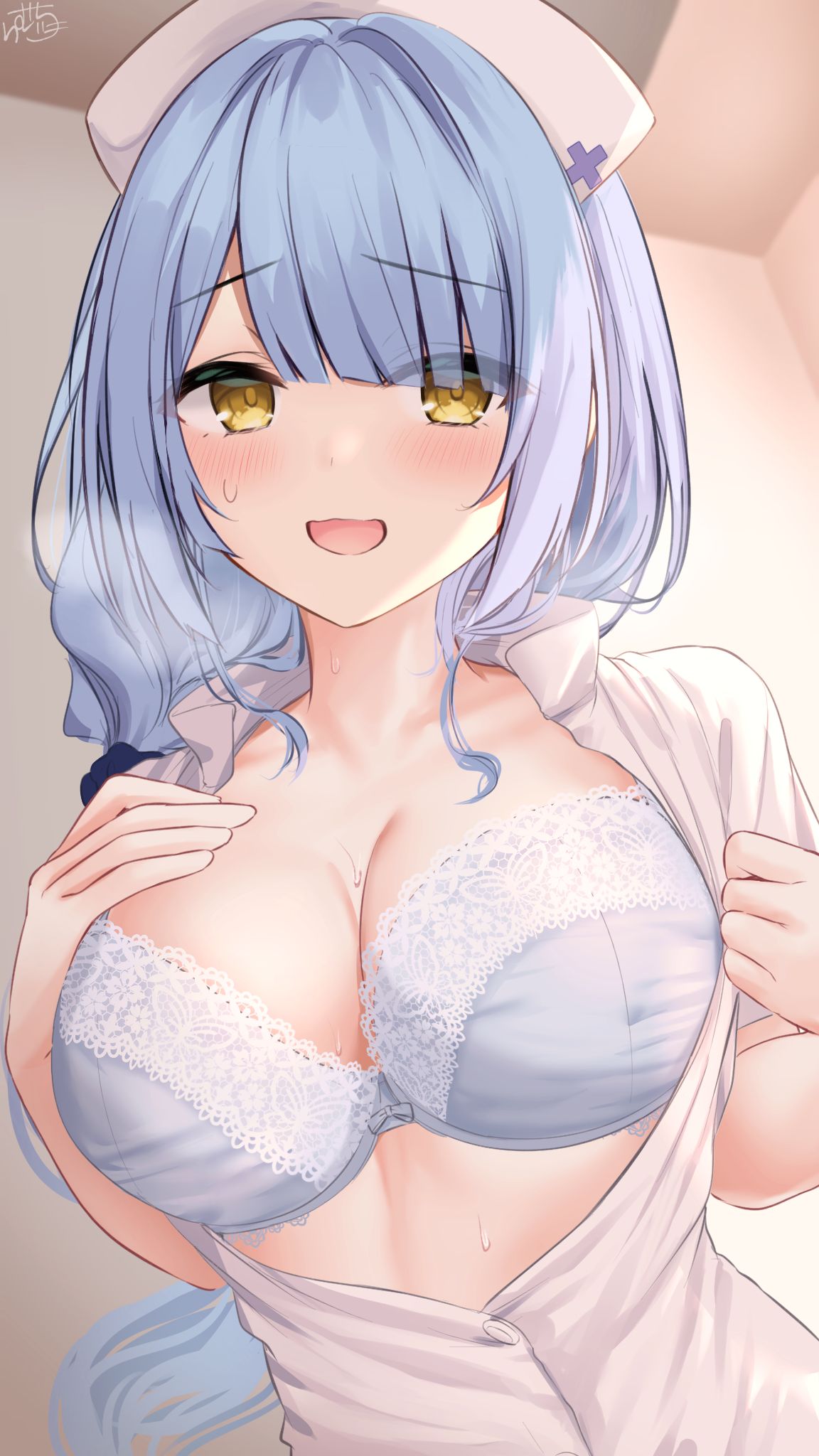 【ナース服】青髪ちゃん page 8 full