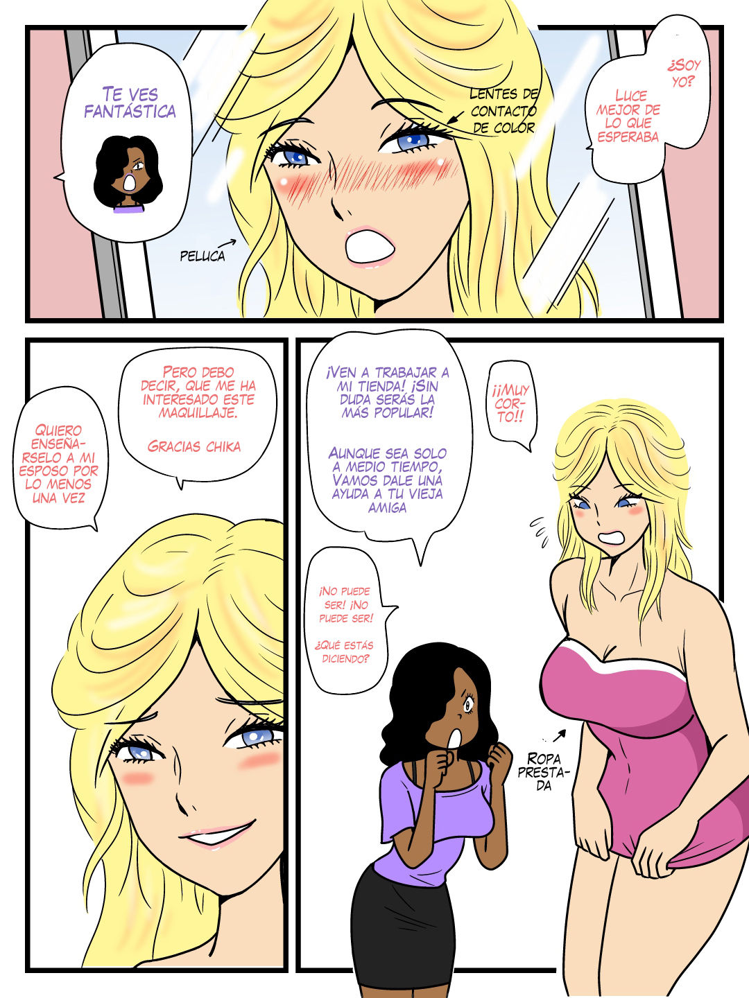 Majime na Haha ga Akuyuu no Eikyou de Bitch ni Natte ita | Mi estricta madre se convirtió en una perra por culpa de su amiga page 6 full